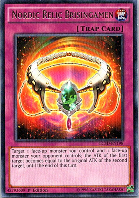 Nordic Relic Brisingamen LC5D-EN198 Yu-Gi-Oh! Light Play 1st Edition-image
