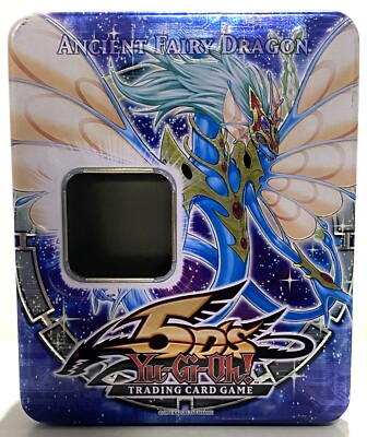 2009 Yu-Gi-Oh! Yugioh 5DS Ancient Fairy Dragon EMPTY Card Collectible Tin-image