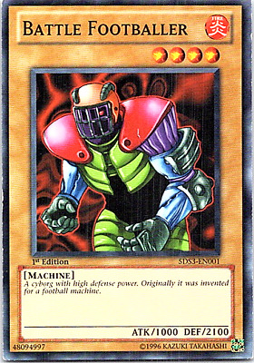 Battle Footballer 5DS3-EN001 Yu-Gi-Oh! Light Play 1st Edition-image