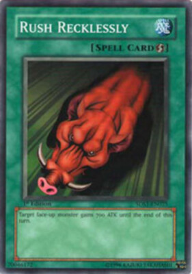 1x Rush Recklessly - 5DS1-EN025 - Common - Unlimited Edition 5DS1 - Starter Deck-image