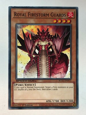 Yu-Gi-Oh! Speed Duel GX: Duel Academy Royal Firestorm Guards SGX1-ENH11 NM/M-image