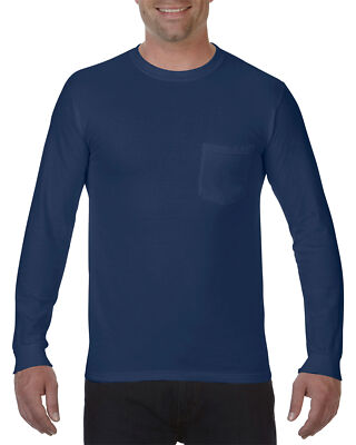 CF185 Comfort Colors 4410 Adult Long Sleeve Heavyweight Pocket Casual T-Shirt-image