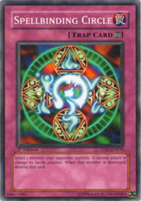 Spellbinding Circle - 5DS1-EN034 - Common - 1st Edition Near Mint 5D's Starter D-image