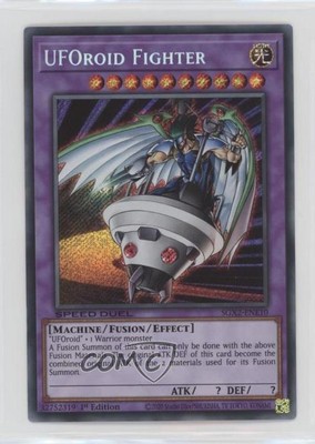 2022 Yu-Gi-Oh! Speed Duel GX: Midterm Paradox 1st Edition SE UFOroid Fighter 4k2-image