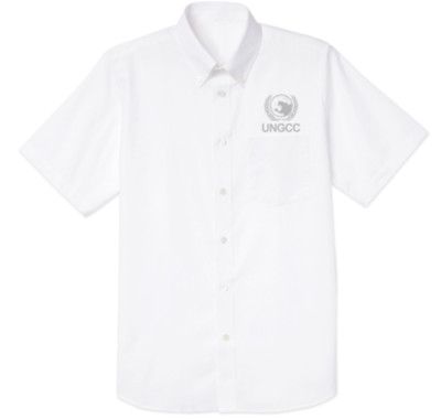 United Nations G Countermeasures Center Oxford Shirt (Short Sleeve) White TOHO-image