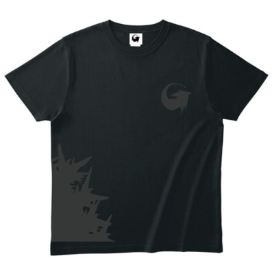 Godzilla-1.0 T-shirt [A] Dorsal fin silhouette TOHO Godzilla Store Japan Limited-image