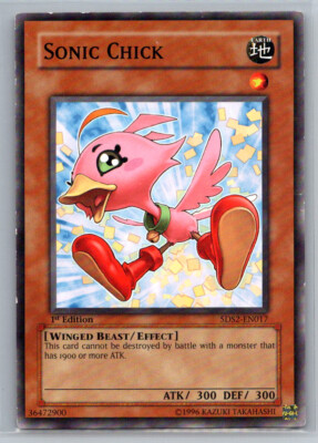 Sonic Chick Yugioh! Yu-Gi-Oh! TCG 1st Edition #5DS2-EN017-image