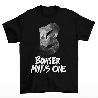 Bowser Minus One T-Shirt Unisex Funny Cotton Adult Mario Godzilla King Kong New-image