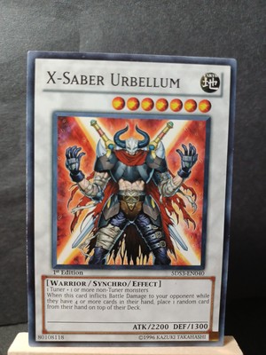 X-Saber Urbellum 1st Edition [LP] - Yu-Gi-Oh! 5DS3 [Common]-image