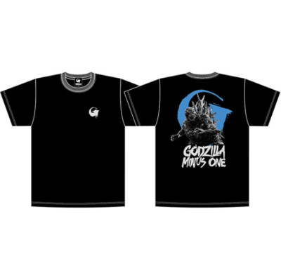 Discharge-dyed T-shirt Godzilla-1.0 Black TOHO Godzilla Store Japan Limited New-image