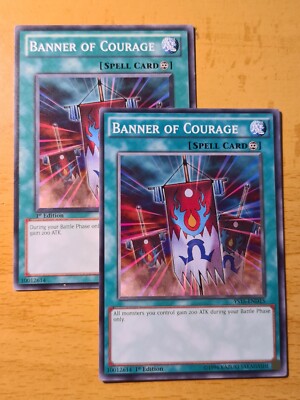 BANNER OF COURAGE (×2) | YUGIOH | 1st | 5DS3-EN024 #65-image