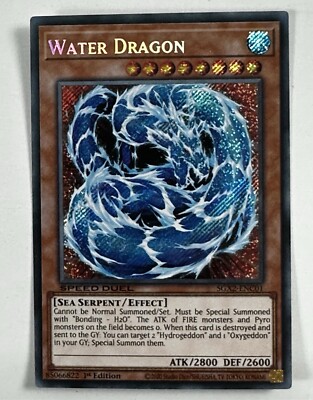 Water Dragon (Secret Rare) SGX2-ENC01 Speed Duel GX: Midterm Paradox 1st Edition-image