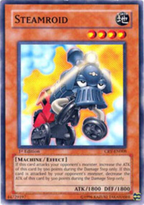 Steamroid - CRV-EN008 - Common - 1st Edition NM YuGiOh!  Booster Set Cards (GX)-image
