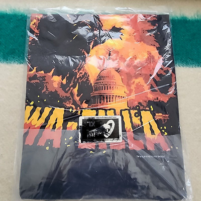 WA-ZILLA T Shirt Washington DC Palin Godzilla 2010 Graphitti  XL-image