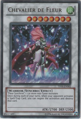 Lightly Played Chevalier de Fleur - TF05-EN002 - Ultra Rare - Limited Edition - -image