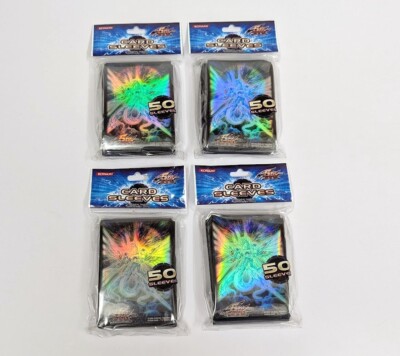 Yugioh 5D's TCG Majestic Star Dragon Deck Protectors 200 Sealed Card Sleeves-image
