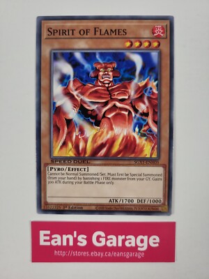 YuGiOh Spirit of Flames SGX1-ENH05 Speed Duel GX: Duel Academy common - Mint-image