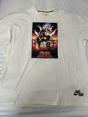 Nike Godzilla Vs Barkley Circa 92’ T Shirt Size XXL - Pre Owned White OO-image