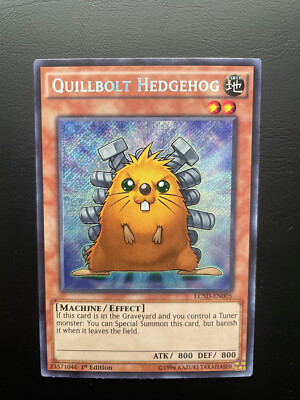 Yugioh Quillbolt Hedgehog LC5D-EN005 Secret Rare 1st Edition LP-image