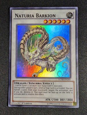 Yu-Gi-Oh! Naturia Barkion LC5D-EN245 1st Edition Ultra Rare NM-image