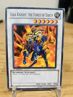 Yugioh - Gaia Knight, the Force of Earth - 5DS3-EN041 - Common 1st Edition-image
