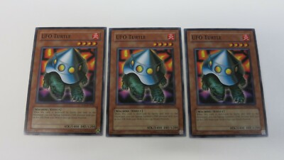 3x UNLIMITED EDITION UFO TURTLE PLAYSET 5DS1-EN016 COMMON  YUGIOH NM  UNPLAYED-image