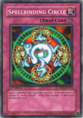3 x Spellbinding Circle - 5DS1-EN034 - Common - 1st Edition Near Mint, English-image