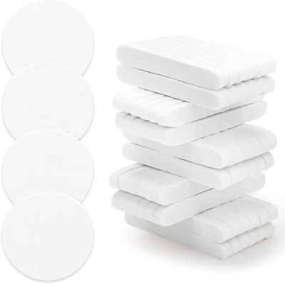 120 Pcs Facial Sponge Compressed, Luxiv Face Cleansing white -image