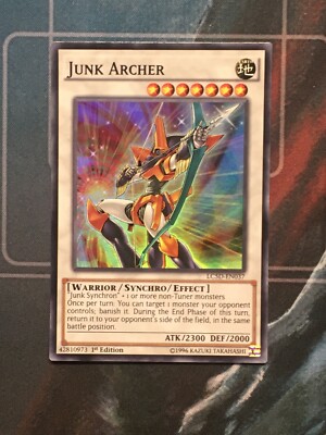 yugioh junk archer 1st ed super rare LC5D-EN037 NM -image