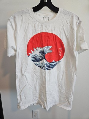 Godzilla The Great Wave t-shirt, size medium-image