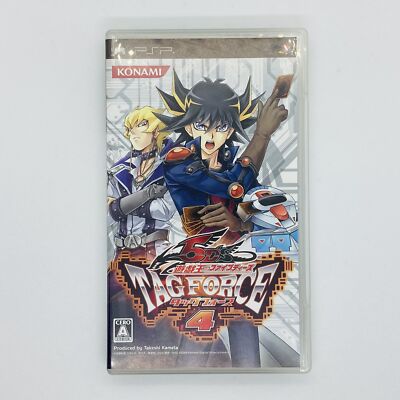 Yu Gi Oh 5D's Tag Force 4 2009 Sony PlayStation Portable PSP Konami Card Battle-image