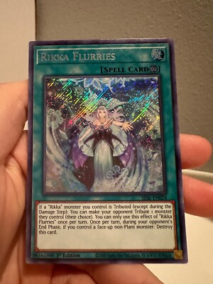 YUGIOH RIKKA FLURRIES SESL-EN024 1ST SECRET NM 0601#73-image