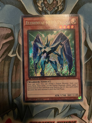 Elemental HERO Prisma • Secret Rare • 1st Edition SGX4-ENE03 lp-image