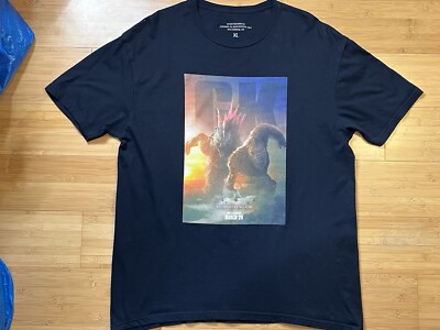 Men’s XL Godzilla X Kong 2024 Toho Movie Promo T Shirt-image