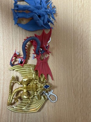 Yu-Gi-Oh! Three Egyptian Gods Keychain Figure Collectible Duel Monsters Unused-image