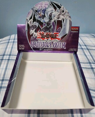 (E) *EMPTY* Yu-Gi-Oh! GX 1st Edition Gladiators Assualt Booster Box-image