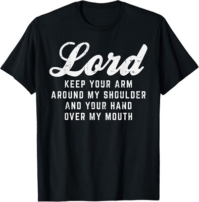 Lord Arm Shoulder Hand Mouth God Jesus Prayer Christian Gift T-Shirt-image
