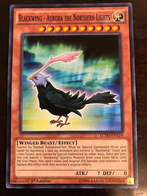 Blackwing, Aurora the Northern Lights LC5D-EN124 Legendary Coll. 5Ds 1stEd NM x1-image