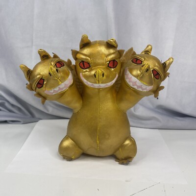 King Ghidorah Godzilla Kidrobot Kaiju Phunny Stuffed 3 Headed Dragon Plush 8