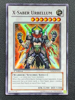 X-Saber Urbellum 5DS2-EN043 1st Edition Super Rare Yu-Gi-Oh! [2]-image