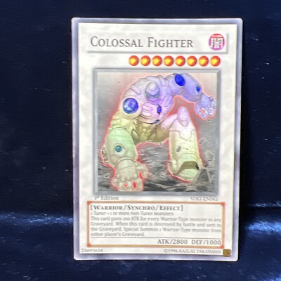Colossal Fighter 5DS1-EN043 1st Edition Super Rare Yugioh Card-image