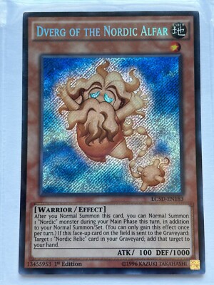 Yu-Gi-Oh Dverg of the Nordic Alfar LC5D-EN093 Secret Rare 1st Edition NM-image