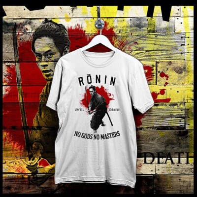 Samurai T-Shirt Bushido Code Ronin Hanzo Sword Warrior Japanese new cotton tee-image