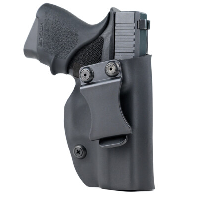 Glock - IWB Gun Holster - Matte Black & Black Carbon Fiber-image