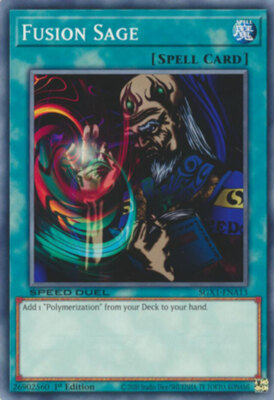 Fusion Sage - SGX1-ENA13 - Common - 1st Edition NM YuGiOh!  Speed Duel GX: Duel -image
