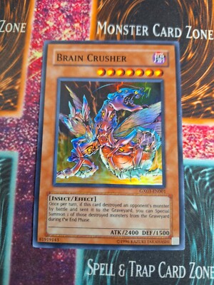 Yu-Gi-Oh! TCG Brain Crusher GX03-EN001 Super Rare Near Mint-image