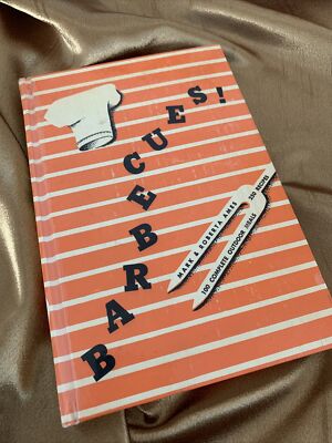 Mid Century  Hardcover Barbecue cookbook 100 meal ideas 250 Recipes  1954-image