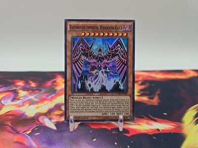 YUGIOH TCG EARTHBOUND IMMORTAL WIRAQOCHA RASCA LC5D-EN150 SUPER 1ST EDITION-image