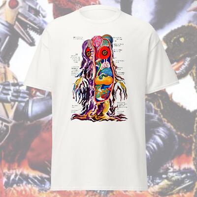 Retro Hedorah Godzilla Anatomy T-shirt Kaiju Horror Punk Toho Smog Monster-image