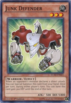 Junk Defender - LC5D-EN023 - Common - 1st Edition - Moderately Played-image